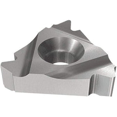Iscar - 27IR Internal Right Hand 4 API Laydown Threading Insert - Grade IC250, TiCN/TiN Coated Carbide, 15.88mm Inscribed Circle - USA Tool & Supply