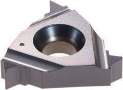 Iscar - 16IR Internal Right Hand 10 UN Laydown Threading Insert - Grade IC908, TiAlN Coated Carbide, 9.53mm Inscribed Circle - USA Tool & Supply