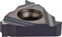 Iscar - 16EL External Left Hand 12 UN Laydown Threading Insert - Grade IC908, TiAlN Coated Carbide, 9.53mm Inscribed Circle - USA Tool & Supply