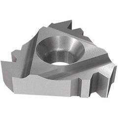 Iscar - 16IL Internal Left Hand 18 UN Laydown Threading Insert - Grade IC908, TiAlN Coated Carbide, 9.53mm Inscribed Circle - USA Tool & Supply