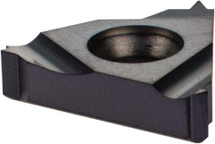 Iscar - 16IR Internal Right Hand 16 UNJ Laydown Threading Insert - Grade IC908, TiAlN Coated Carbide, 9.52mm Inscribed Circle - USA Tool & Supply