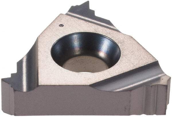 Iscar - 16IL Internal Left Hand 16 UNJ Laydown Threading Insert - Grade IC908, TiAlN Coated Carbide, 9.53mm Inscribed Circle - USA Tool & Supply
