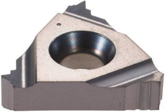Iscar - 16IL Internal Left Hand 16 UNJ Laydown Threading Insert - Grade IC908, TiAlN Coated Carbide, 9.53mm Inscribed Circle - USA Tool & Supply