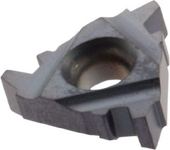 Iscar - 16ER External Right Hand 8 Acme Laydown Threading Insert - Grade IC908, TiAlN Coated Carbide, 9.53mm Inscribed Circle - USA Tool & Supply