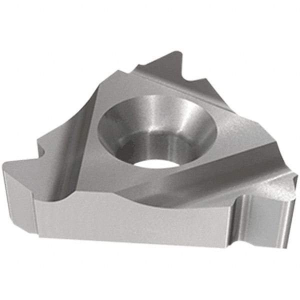 Iscar - 22ER External Right Hand ISO Laydown Threading Insert - Grade IC908, TiAlN Coated Carbide, 12.7mm Inscribed Circle - USA Tool & Supply