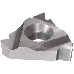 Iscar - 22ER External Right Hand ISO Laydown Threading Insert - Grade IC908, TiAlN Coated Carbide, 12.7mm Inscribed Circle - USA Tool & Supply