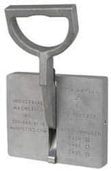 Mag-Mate - 200 Lb Load Capacity, Permanent Lift Magnet - 1-3/8" High x 7-1/4" Wide, For Use with Flats - USA Tool & Supply