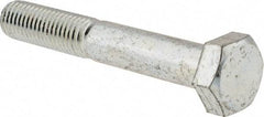 Value Collection - M12x1.75mm Metric Coarse, 80mm Length Under Head Hex Head Cap Screw - Partially Threaded, Grade 10.9 Alloy Steel, Zinc-Plated Finish, 19mm Hex - USA Tool & Supply