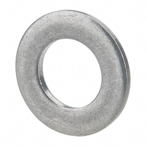 Made in USA - #3L Screw, Grade 300 Stainless Steel Standard Flat Washer - 0.102" ID x 0.18" OD, 0.016" Thick, Passivated Finish, Meets Military Specifications - USA Tool & Supply