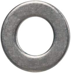 Made in USA - #3 Screw, Grade 300 Stainless Steel Standard Flat Washer - 0.102" ID x 0.18" OD, 0.032" Thick, Passivated Finish, Meets Military Specifications - USA Tool & Supply