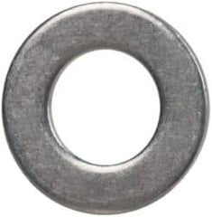 Made in USA - #3 Screw, Grade 300 Stainless Steel Standard Flat Washer - 0.102" ID x 0.18" OD, 0.032" Thick, Passivated Finish, Meets Military Specifications - USA Tool & Supply