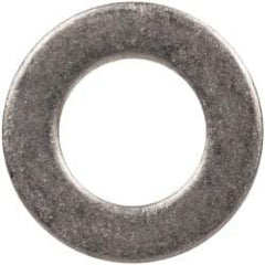 Made in USA - #4L Screw, Grade 300 Stainless Steel Standard Flat Washer - 0.115" ID x 0.209" OD, 0.016" Thick, Passivated Finish, Meets Military Specifications - USA Tool & Supply