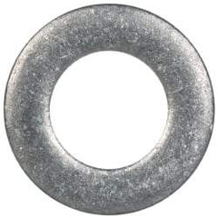 Made in USA - #4 Screw, Grade 300 Stainless Steel Standard Flat Washer - 0.115" ID x 0.209" OD, 0.032" Thick, Passivated Finish, Meets Military Specifications - USA Tool & Supply