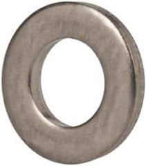 Made in USA - #5 Screw, Grade 300 Stainless Steel Standard Flat Washer - 0.128" ID x 0.238" OD, 0.032" Thick, Passivated Finish, Meets Military Specifications - USA Tool & Supply