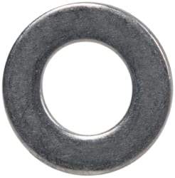 Made in USA - #6L Screw, Grade 300 Stainless Steel Standard Flat Washer - 0.143" ID x 0.267" OD, 0.016" Thick, Passivated Finish, Meets Military Specifications - USA Tool & Supply