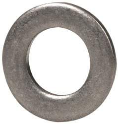 Made in USA - #8 Screw, Grade 300 Stainless Steel Standard Flat Washer - 0.169" ID x 0.304" OD, 0.032" Thick, Passivated Finish, Meets Military Specifications - USA Tool & Supply
