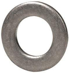 Made in USA - #8 Screw, Grade 300 Stainless Steel Standard Flat Washer - 0.169" ID x 0.304" OD, 0.032" Thick, Passivated Finish, Meets Military Specifications - USA Tool & Supply