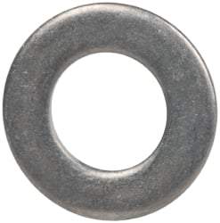 Made in USA - #10L Screw, Grade 300 Stainless Steel Standard Flat Washer - 0.195" ID x 0.354" OD, 0.032" Thick, Passivated Finish, Meets Military Specifications - USA Tool & Supply