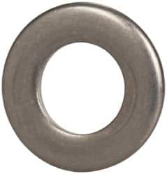 Made in USA - 1/4" Screw, Grade 300 Stainless Steel Standard Flat Washer - 0.255" ID x 0.468" OD, 0.063" Thick, Passivated Finish, Meets Military Specifications - USA Tool & Supply