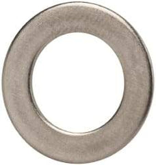 Made in USA - 3/8" Screw, Grade AN960 Stainless Steel Standard Flat Washer - 0.39" ID x 5/8" OD, 0.032" Thick, Passivated Finish, Meets Military Specifications - USA Tool & Supply