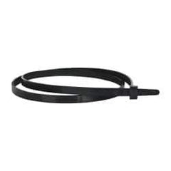 Made in USA - 28" Long Black Nylon Standard Cable Tie - 120 Lb Tensile Strength, 9" Max Bundle Diam - USA Tool & Supply