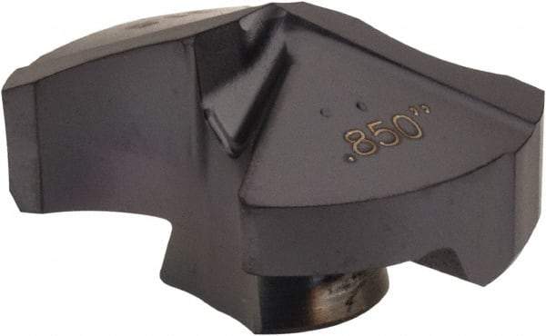 Iscar - Series IDI-SG, 0.85" Diam Grade IC908 140° Replaceable Drill Tip - Carbide, TiAlN Finish - USA Tool & Supply