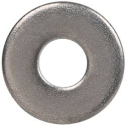 Made in USA - #2L Screw, Grade AN960 Stainless Steel Standard Flat Washer - 0.099" ID x 1/4" OD, 0.016" Thick, Passivated Finish, Meets Military Specifications - USA Tool & Supply