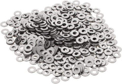 Made in USA - #3 Screw, Grade AN960 Stainless Steel Standard Flat Washer - 0.105" ID x 1/4" OD, 0.032" Thick, Passivated Finish, Meets Military Specifications - USA Tool & Supply
