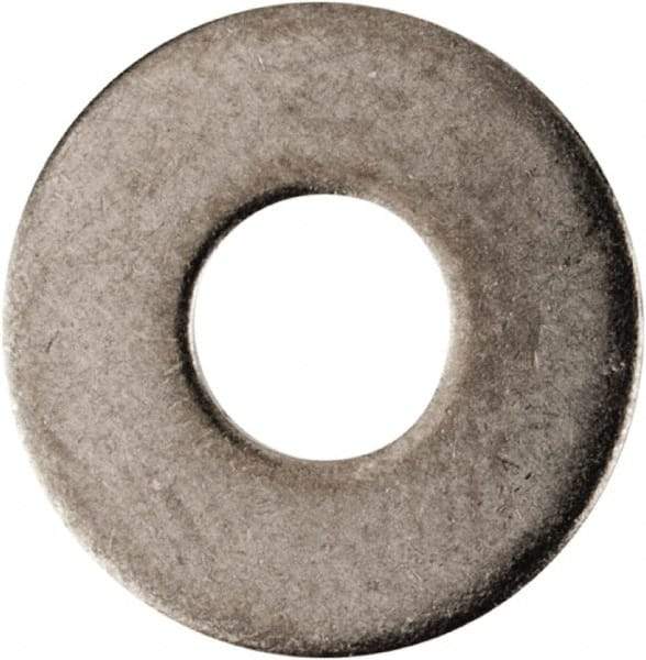 Made in USA - #4L Screw, Grade AN960 Stainless Steel Standard Flat Washer - 1/8" ID x 0.312" OD, 0.016" Thick, Passivated Finish, Meets Military Specifications - USA Tool & Supply