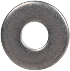 Made in USA - #4 Screw, Grade AN960 Stainless Steel Standard Flat Washer - 1/8" ID x 0.312" OD, 0.032" Thick, Passivated Finish, Meets Military Specifications - USA Tool & Supply