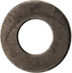 Made in USA - #8L Screw, Grade AN960 Stainless Steel Standard Flat Washer - 0.174" ID x 3/8" OD, 0.016" Thick, Passivated Finish, Meets Military Specifications - USA Tool & Supply