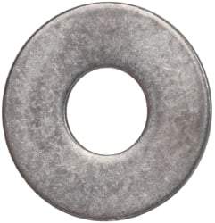 Made in USA - #10L Screw, Grade AN960 Stainless Steel Standard Flat Washer - 0.203" ID x 0.438" OD, 0.032" Thick, Passivated Finish, Meets Military Specifications - USA Tool & Supply