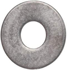 Made in USA - #10L Screw, Grade AN960 Stainless Steel Standard Flat Washer - 0.203" ID x 0.438" OD, 0.032" Thick, Passivated Finish, Meets Military Specifications - USA Tool & Supply