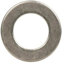 Made in USA - 5/16" Screw, Grade AN960 Stainless Steel Standard Flat Washer - 0.328" ID x 0.562" OD, 0.032" Thick, Passivated Finish, Meets Military Specifications - USA Tool & Supply