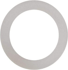 Made in USA - #12 Screw, Grade 6/6 Nylon Standard Flat Washer - 1/4" ID x 3/8" OD, 0.015" Thick, Plain Finish - USA Tool & Supply