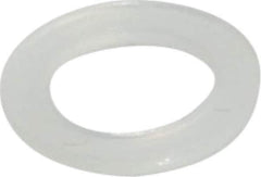 Made in USA - #12 Screw, Grade 6/6 Nylon Standard Flat Washer - 1/4" ID x 3/8" OD, 0.031" Thick, Plain Finish - USA Tool & Supply