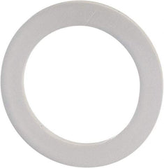 Made in USA - 3/8" Screw, Grade 6/6 Nylon Standard Flat Washer - 7/16" ID x 5/8" OD, 0.031" Thick, Plain Finish - USA Tool & Supply