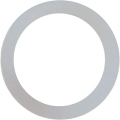 Made in USA - 1/2" Screw, Grade 6/6 Nylon Standard Flat Washer - 1/2" ID x 0.687" OD, 0.031" Thick, Plain Finish - USA Tool & Supply