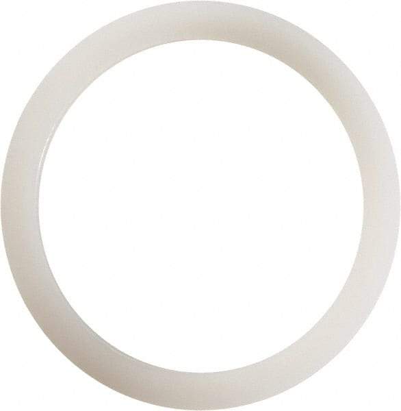 Made in USA - 1" Screw, Grade 6/6 Nylon Standard Flat Washer - 1" ID x 1-1/4" OD, 0.062" Thick, Plain Finish - USA Tool & Supply