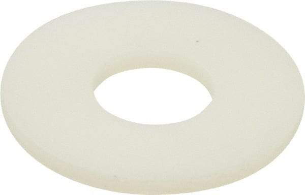 Made in USA - 5/16" Screw, Grade 6/6 Nylon Standard Flat Washer - 0.344" ID x 7/8" OD, 0.062" Thick, Plain Finish - USA Tool & Supply