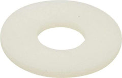 Made in USA - 5/16" Screw, Grade 6/6 Nylon Standard Flat Washer - 0.344" ID x 7/8" OD, 0.062" Thick, Plain Finish - USA Tool & Supply