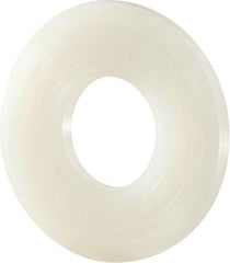 Made in USA - 1/2" Screw, Grade 6/6 Nylon Standard Flat Washer - 0.531" ID x 1-1/4" OD, 0.1" Thick, Plain Finish - USA Tool & Supply