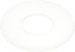 Made in USA - 3/4" Screw, Grade 6/6 Nylon Standard Flat Washer - 0.812" ID x 2" OD, 0.1" Thick, Plain Finish - USA Tool & Supply