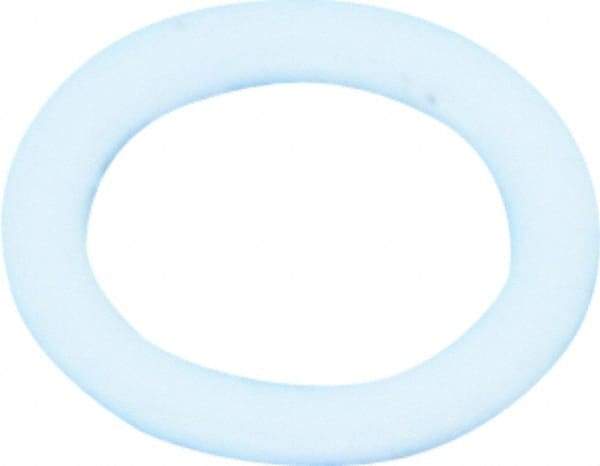 Made in USA - #8 Screw, PTFE Standard Flat Washer - 0.197" ID x 0.28" OD, 0.015" Thick, Plain Finish - USA Tool & Supply
