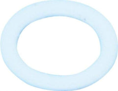 Made in USA - #8 Screw, PTFE Standard Flat Washer - 0.197" ID x 0.28" OD, 0.015" Thick, Plain Finish - USA Tool & Supply