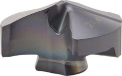 Iscar - Series IDI-SG, 21.41mm Diam Grade IC908 140° Replaceable Drill Tip - Carbide, TiAlN Finish, 21 Seat Size - USA Tool & Supply
