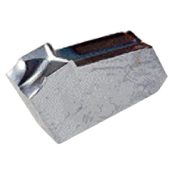 Iscar - GFL J IC20 Grade, 0.0787" Cutting Width, Carbide Cutoff Insert - 6° Left Hand Lead Angle, 0.0063" Cnr Rad, Single End - USA Tool & Supply