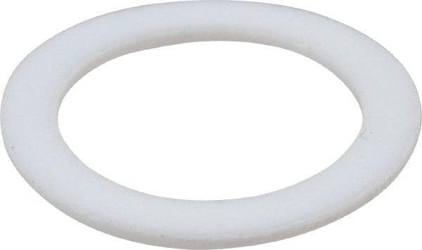 Made in USA - 1/2" Screw, PTFE Standard Flat Washer - 1/2" ID x 0.688" OD, 0.031" Thick, Plain Finish - USA Tool & Supply