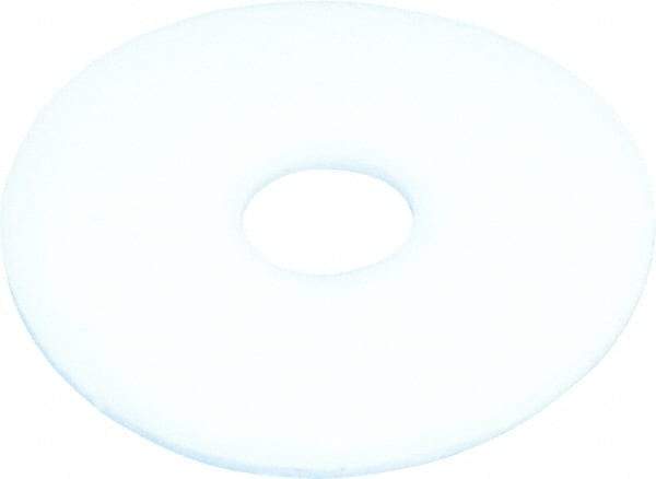 Made in USA - #8 Screw, PTFE Standard Flat Washer - 0.197" ID x 3/4" OD, 0.031" Thick, Plain Finish - USA Tool & Supply