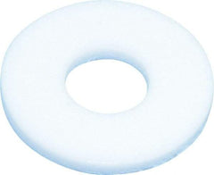 Made in USA - 5/16" Screw, PTFE Standard Flat Washer - 0.344" ID x 7/8" OD, 0.08" Thick, Plain Finish - USA Tool & Supply